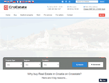Tablet Screenshot of croestate.com